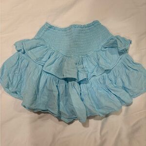 Blanco by Nature (boutique brand) blue mini skirt